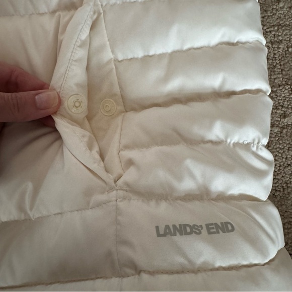 NEW Lands’End FeatherFree Quilted Insulated Vest Woman size L - Picture 6 of 12